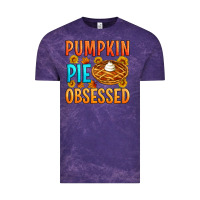 Cloud Purple Pumpkin pie obsessed Vintage Tee - Artiststas