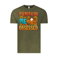 Vintage Olive Pumpkin pie obsessed Vintage Tee - Artiststas