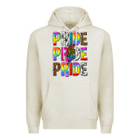 Oatmeal Heather pride pride pride Premium Hoodie - texasbilliewilder