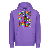 Purple pride pride pride Premium Hoodie - texasbilliewilder