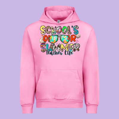 School's Out For Summer Teacher Life Urban Hoodie Designed By Zillion Design Studio