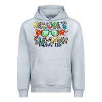 Heather Grey school's out for summer teacher life Urban Hoodie - Zillion Design Studio