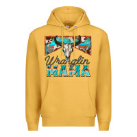 Mustard wranglin mama Premium Hoodie - Zillion Design Studio