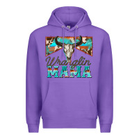 Purple wranglin mama Premium Hoodie - Zillion Design Studio