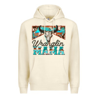 Sandshell wranglin mama Premium Hoodie - Zillion Design Studio
