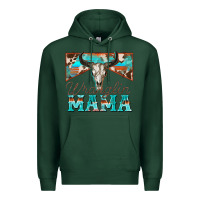 Sports Green wranglin mama Premium Hoodie - Zillion Design Studio