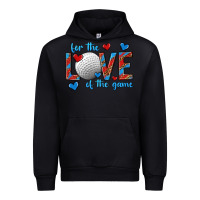 Black for the love of the game hockey Urban Hoodie - texasbilliewilder