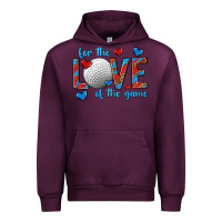 Mauve Wine for the love of the game hockey Urban Hoodie - texasbilliewilder