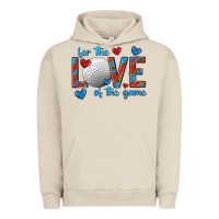 Pigment French Oak for the love of the game hockey Urban Hoodie - texasbilliewilder