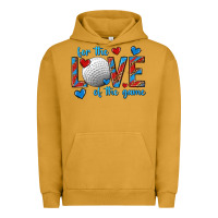 Pigment Peanut Butter for the love of the game hockey Urban Hoodie - texasbilliewilder