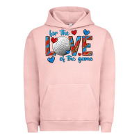 Pigment Salmon for the love of the game hockey Urban Hoodie - texasbilliewilder