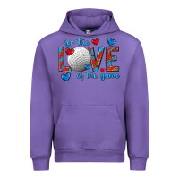 Tulip for the love of the game hockey Urban Hoodie - texasbilliewilder