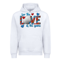 White for the love of the game hockey Urban Hoodie - texasbilliewilder