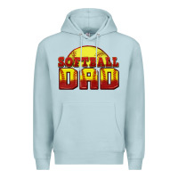 Blue Mist softball dad Premium Hoodie - Zillion Design Studio