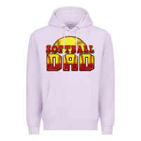 Lilac softball dad Premium Hoodie - Zillion Design Studio