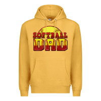 Mustard softball dad Premium Hoodie - Zillion Design Studio