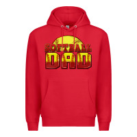 Red softball dad Premium Hoodie - Zillion Design Studio