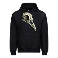 Black Raven Skull Urban Hoodie - RanaPortraitStore