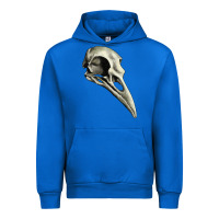Cobalt Raven Skull Urban Hoodie - RanaPortraitStore