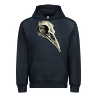 Navy Raven Skull Urban Hoodie - RanaPortraitStore