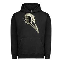 Pigment Black Raven Skull Urban Hoodie - RanaPortraitStore