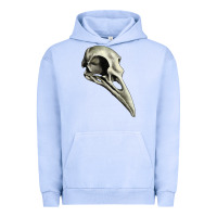 Pigment Grape Ice Raven Skull Urban Hoodie - RanaPortraitStore