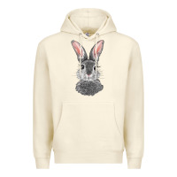 Sandshell Bunny Face Premium Hoodie - RanaPortraitStore