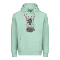 Seafoam Bunny Face Premium Hoodie - RanaPortraitStore