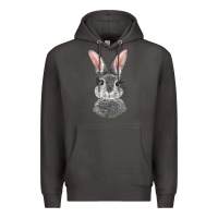 Smoke Bunny Face Premium Hoodie - RanaPortraitStore