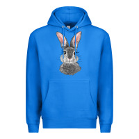 True Royal Bunny Face Premium Hoodie - RanaPortraitStore