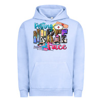 Pigment Grape Ice resting nurse face Urban Hoodie - Zillion Design Studio