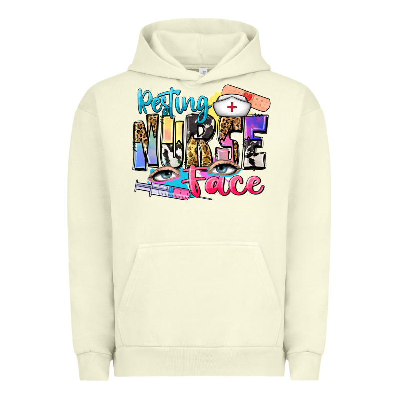 Resting Nurse Face Urban Hoodie by Zillion Design Studio | Teevron