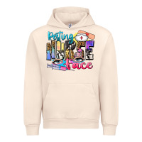 Sandshell resting nurse face Urban Hoodie - Zillion Design Studio