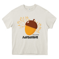 Cream Welcome Autumn Heavy Core Tee - Bettercallsaul