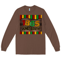 Chestnut 1865 juneteenth tumbler Long Sleeve Tee - BarkalooDesign