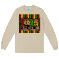 Mushroom 1865 juneteenth tumbler Long Sleeve Tee - BarkalooDesign