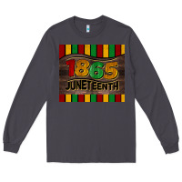 Smoke 1865 juneteenth tumbler Long Sleeve Tee - BarkalooDesign