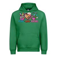 Emerald peace love nursing Urban Hoodie - Zillion Design Studio