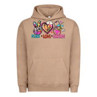 Pigment Burro peace love nursing Urban Hoodie - Zillion Design Studio