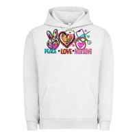 Pigment Lunar Rock peace love nursing Urban Hoodie - Zillion Design Studio