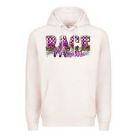 Pale Pink race mom Premium Hoodie - Zillion Design Studio