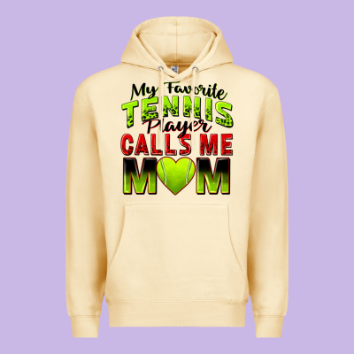 My Favorite Tennis Player Calls Me Mom Premium Hoodie Designed By Zillion Design Studio