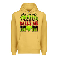 Antique Gold my favorite tennis player calls me mom Premium Hoodie - Zillion Design Studio