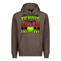 Coffee my favorite tennis player calls me mom Premium Hoodie - Zillion Design Studio