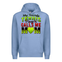 Colony Blue my favorite tennis player calls me mom Premium Hoodie - Zillion Design Studio