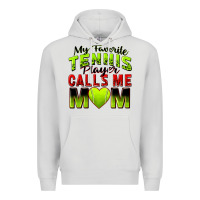 Dove Grey my favorite tennis player calls me mom Premium Hoodie - Zillion Design Studio