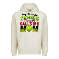 Oatmeal Heather my favorite tennis player calls me mom Premium Hoodie - Zillion Design Studio