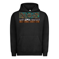 Pigment Black Rusty Sunflowers with Cowhide and Turquoise Urban Hoodie - RanaPortraitStore