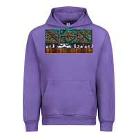 Tulip Rusty Sunflowers with Cowhide and Turquoise Urban Hoodie - RanaPortraitStore
