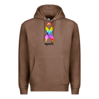 Chestnut pride ribbon Premium Hoodie - texasbilliewilder